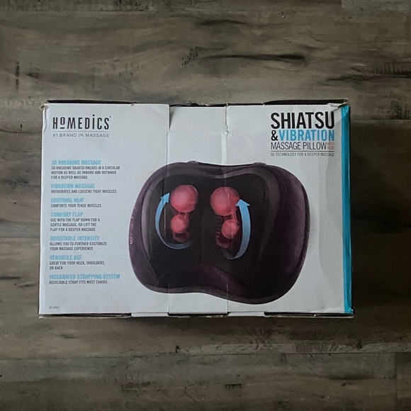 Vibration Soothing Heat Kneading Release Tension Neck, Back, Shoulders Travel - Picture 2 of 11